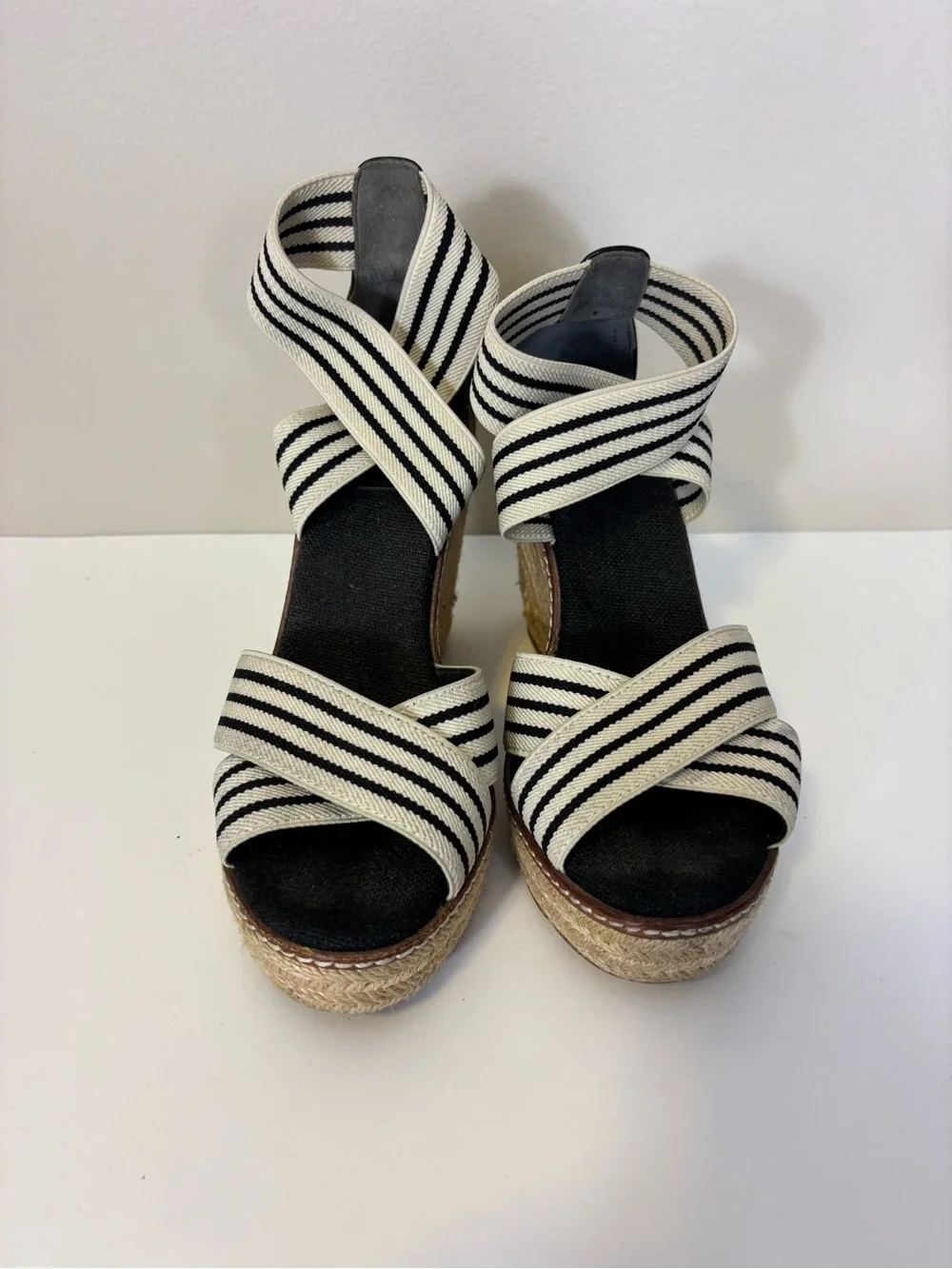 Tory Burch striped ankle